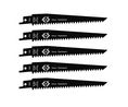 Reciprocating Saw Blade, 150mm, Teeth per Inch 6, Pack of 5 pieces